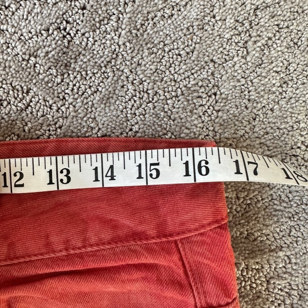 Diesel Black Gold Superbia-NP Jeans W30 in Red Orange Made in Italy - Picture 5 of 6